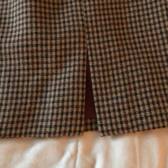 Checkered pattern skirt - petite - Picture 2 of 5